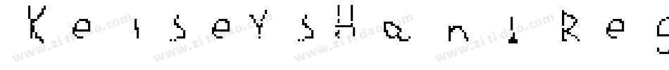KelseysHand Regular字体转换